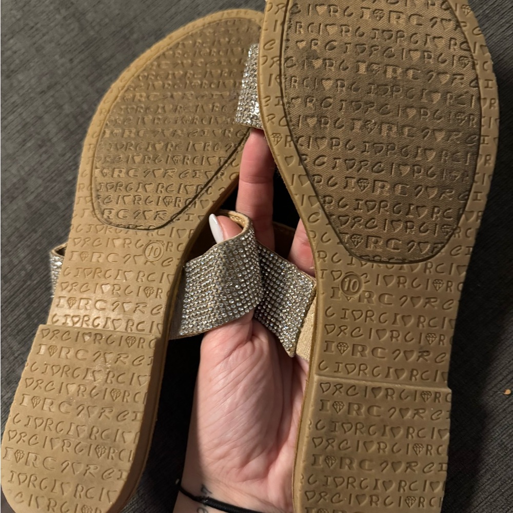 Rock & Candy Women's Silver Sandals - Picture 5 of 6